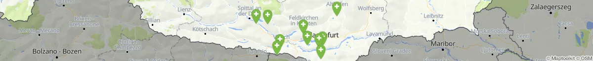 Kartenansicht für Apotheken-Notdienste in der Nähe von Glödnitz (Sankt Veit an der Glan, Kärnten)